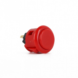 Sanwa OBSF-24 Spieltaster / Pushbutton in Rot, 24mm