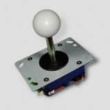 zippy joystick in white with long shaft